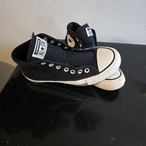 Converse Kids Black Low Top Slip-On Chuck Taylor Sneakers